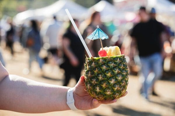 a delicious pineapple drink