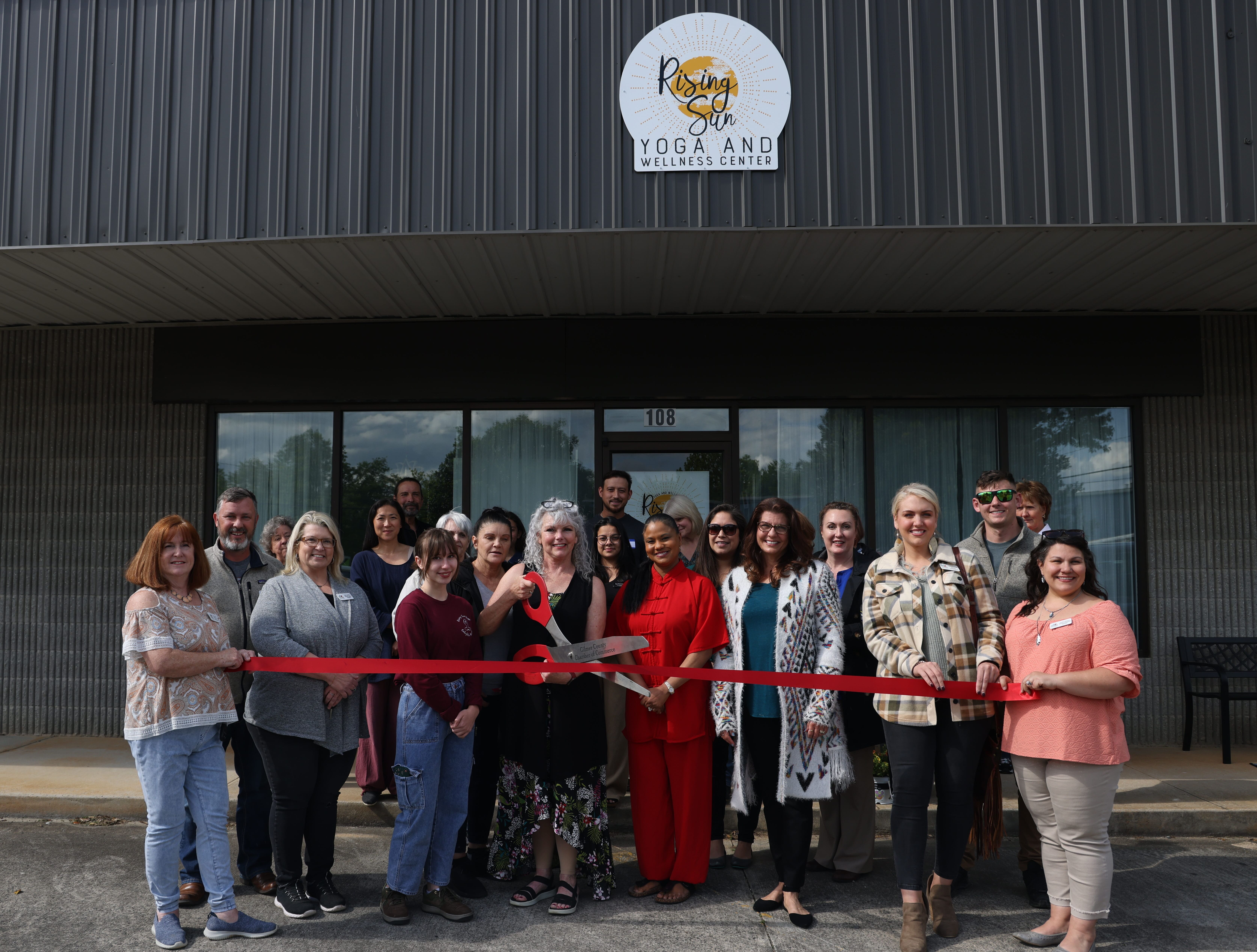 Rising Sun Yoga and Wellness of Ellijay ribbon cutting