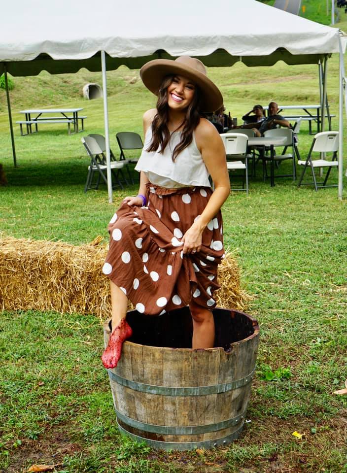 grape stomping